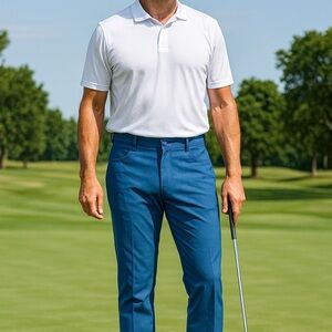Men’s Puma Rickie Fowler  “Strong Blue”  Golf Pants -  Stand Out On the Course !